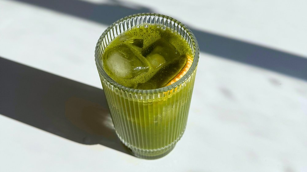 Food For Clear Skin: Starlight’s Sparkling Matcha Lemonade